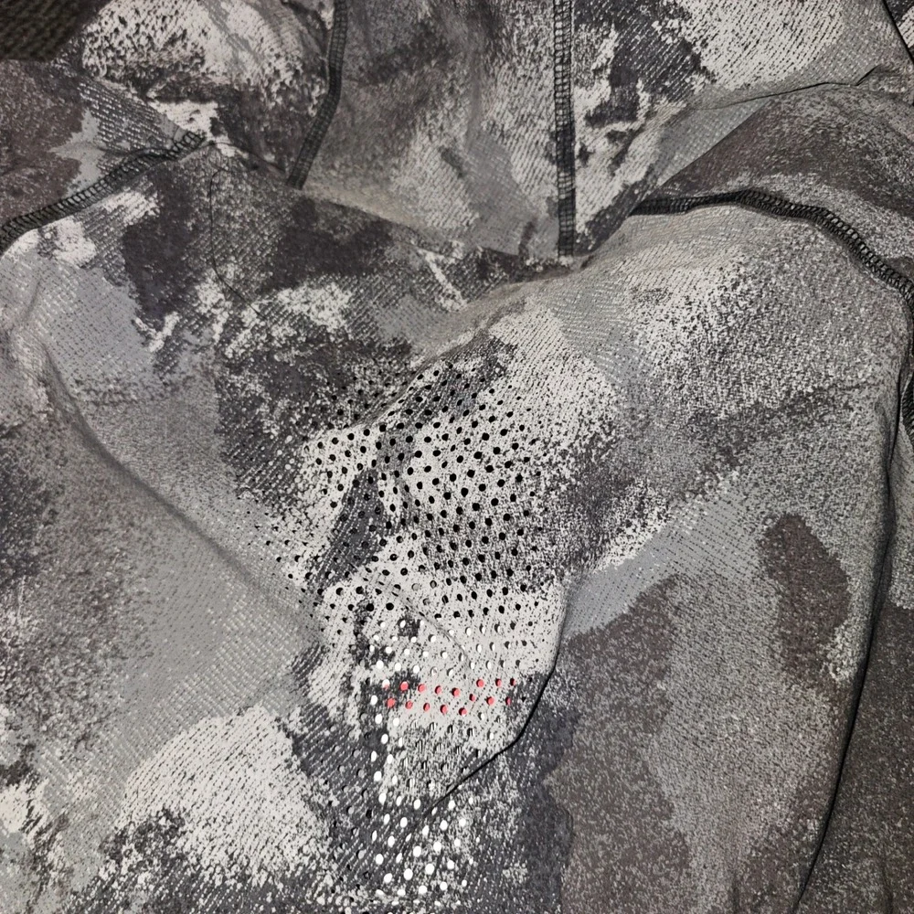 Nike Tech Woven Camo Hoodie Mens Large Grey Black IF1333-010 New
